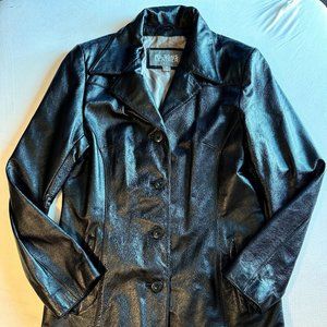 Classic Black Wilsons Leather Jacket (Size M)